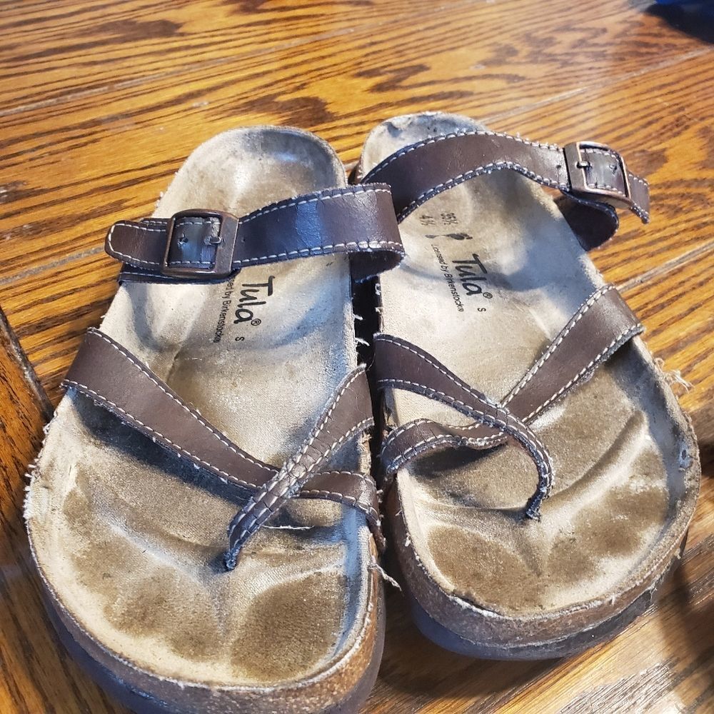 Birkenstock Tula brown sandals sz 4.5